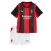 AC Milan Christopher Nkunku #18 Domácí dres komplet pro Děti 2026-27 Krátkým Rukávem (+ Krátké kalhoty)
