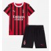 AC Milan Strahinja Pavlovic #31 Domácí dres komplet pro Děti 2024-25 Krátkým Rukávem (+ Krátké kalhoty)
