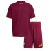 AS Roma Domácí dres komplet pro Děti 2025-26 Krátkým Rukávem (+ Krátké kalhoty)