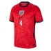 Anglie Declan Rice #4 Venkovní Dres MS 2026 Krátkým Rukávem