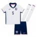 Anglie John Stones #5 Domácí dres komplet pro Děti ME 2024 Krátkým Rukávem (+ Krátké kalhoty)