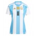 Argentina Angel Di Maria #11 Domácí Dres pro Dámy Copa America 2024 Krátkým Rukávem