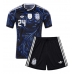 Argentina Enzo Fernandez #24 Venkovní dres komplet pro Děti MS 2026 Krátkým Rukávem (+ Krátké kalhoty)