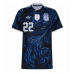 Argentina Lautaro Martinez #22 Venkovní Dres pro Dámy MS 2026 Krátkým Rukávem