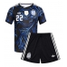 Argentina Lautaro Martinez #22 Venkovní dres komplet pro Děti MS 2026 Krátkým Rukávem (+ Krátké kalhoty)