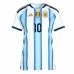 Argentina Lionel Messi #10 Domácí Dres pro Dámy MS 2026 Krátkým Rukávem
