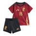 Belgie Orel Mangala #18 Domácí dres komplet pro Děti ME 2024 Krátkým Rukávem (+ Krátké kalhoty)