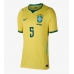 Brazílie Casemiro #5 Domácí Dres pro Dámy MS 2026 Krátkým Rukávem