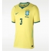 Brazílie Gabriel Magalhaes #3 Domácí Dres pro Dámy MS 2026 Krátkým Rukávem
