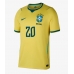 Brazílie Lucas Paqueta #20 Domácí Dres MS 2026 Krátkým Rukávem