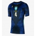 Brazílie Marquinhos #4 Venkovní Dres pro Dámy MS 2026 Krátkým Rukávem