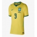 Brazílie Matheus Cunha #9 Domácí Dres pro Dámy MS 2026 Krátkým Rukávem