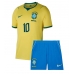 Brazílie Neymar Jr #10 Domácí dres komplet pro Děti MS 2026 Krátkým Rukávem (+ Krátké kalhoty)