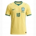 Brazílie Vinicius Junior #10 Domácí Dres MS 2026 Krátkým Rukávem