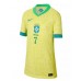 Brazílie Vinicius Junior #7 Domácí Dres pro Dámy Copa America 2024 Krátkým Rukávem