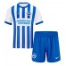 Brighton Danny Welbeck #18 Domácí dres komplet pro Děti 2024-25 Krátkým Rukávem (+ Krátké kalhoty)