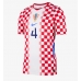 Chorvatsko Josko Gvardiol #4 Domácí Dres MS 2026 Krátkým Rukávem
