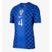 Chorvatsko Josko Gvardiol #4 Venkovní Dres MS 2026 Krátkým Rukávem