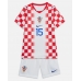 Chorvatsko Mario Pasalic #15 Domácí dres komplet pro Děti MS 2026 Krátkým Rukávem (+ Krátké kalhoty)