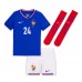 Francie Ibrahima Konate #24 Domácí dres komplet pro Děti ME 2024 Krátkým Rukávem (+ Krátké kalhoty)