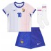 Francie Kylian Mbappe #10 Venkovní dres komplet pro Děti ME 2024 Krátkým Rukávem (+ Krátké kalhoty)