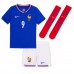 Francie Olivier Giroud #9 Domácí dres komplet pro Děti ME 2024 Krátkým Rukávem (+ Krátké kalhoty)
