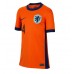 Holandsko Virgil van Dijk #4 Domácí Dres pro Dámy ME 2024 Krátkým Rukávem