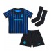 Inter Milan Alessandro Bastoni #95 Domácí dres komplet pro Děti 2025-26 Krátkým Rukávem (+ Krátké kalhoty)