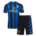 Inter Milan Henrikh Mkhitaryan #22 Domácí dres komplet pro Děti 2024-25 Krátkým Rukávem (+ Krátké kalhoty)