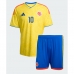 Kolumbie James Rodriguez #10 Domácí dres komplet pro Děti MS 2026 Krátkým Rukávem (+ Krátké kalhoty)