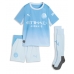 Manchester City Iliman Ndiaye #7 Domácí dres komplet pro Děti 2026-27 Krátkým Rukávem (+ Krátké kalhoty)