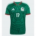 Mexiko Orbelin Pineda #17 Domácí Dres MS 2026 Krátkým Rukávem