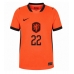 Nizozemsko Denzel Dumfries #22 Domácí Dres MS 2026 Krátkým Rukávem