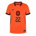 Nizozemsko Denzel Dumfries #22 Domácí Dres pro Dámy MS 2026 Krátkým Rukávem