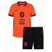 Nizozemsko Denzel Dumfries #22 Domácí dres komplet pro Děti MS 2026 Krátkým Rukávem (+ Krátké kalhoty)