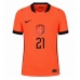 Nizozemsko Frenkie de Jong #21 Domácí Dres MS 2026 Krátkým Rukávem