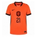 Nizozemsko Frenkie de Jong #21 Domácí Dres pro Dámy MS 2026 Krátkým Rukávem
