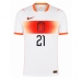 Nizozemsko Frenkie de Jong #21 Venkovní Dres MS 2026 Krátkým Rukávem