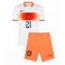 Nizozemsko Frenkie de Jong #21 Venkovní dres komplet pro Děti MS 2026 Krátkým Rukávem (+ Krátké kalhoty)