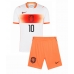 Nizozemsko Memphis Depay #10 Venkovní dres komplet pro Děti MS 2026 Krátkým Rukávem (+ Krátké kalhoty)