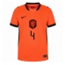 Nizozemsko Virgil van Dijk #4 Domácí Dres MS 2026 Krátkým Rukávem
