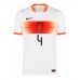 Nizozemsko Virgil van Dijk #4 Venkovní Dres MS 2026 Krátkým Rukávem