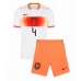 Nizozemsko Virgil van Dijk #4 Venkovní dres komplet pro Děti MS 2026 Krátkým Rukávem (+ Krátké kalhoty)