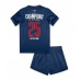 Paris Saint-Germain Domácí dres komplet pro Děti 2024-25 UCL Champions Krátkým Rukávem (+ Krátké kalhoty)