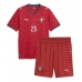 Portugalsko Nuno Mendes #25 Domácí dres komplet pro Děti MS 2026 Krátkým Rukávem (+ Krátké kalhoty)