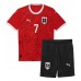 Rakousko Marko Arnautovic #7 Domácí dres komplet pro Děti ME 2024 Krátkým Rukávem (+ Krátké kalhoty)