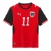Rakousko Michael Gregoritsch #11 Domácí Dres MS 2026 Krátkým Rukávem