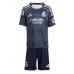 Real Madrid Kylian Mbappe #9 Venkovní dres komplet pro Děti 2025-26 Krátkým Rukávem (+ Krátké kalhoty)