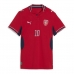 Česká republika Patrik Schick #10 Domácí Dres pro Dámy MS 2026 Krátkým Rukávem