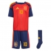 Španělsko Dani Olmo #10 Domácí dres komplet pro Děti MS 2026 Krátkým Rukávem (+ Krátké kalhoty)